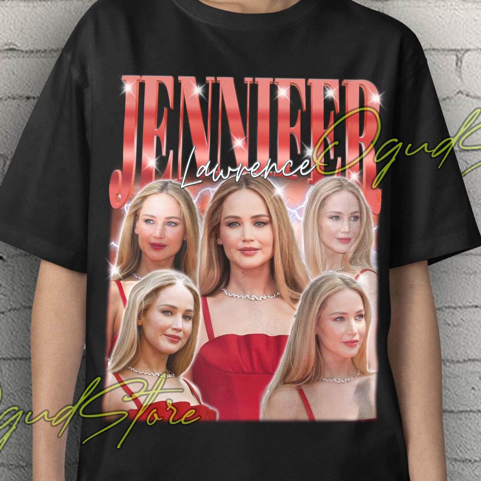 Jennifer Lawrence Shirt, Jennifer Lawrence Art, Jennifer Lawrence Merch, Jennifer Lawrence Tees, Jennifer Lawrence Sweater, Movie Gift Shirt L