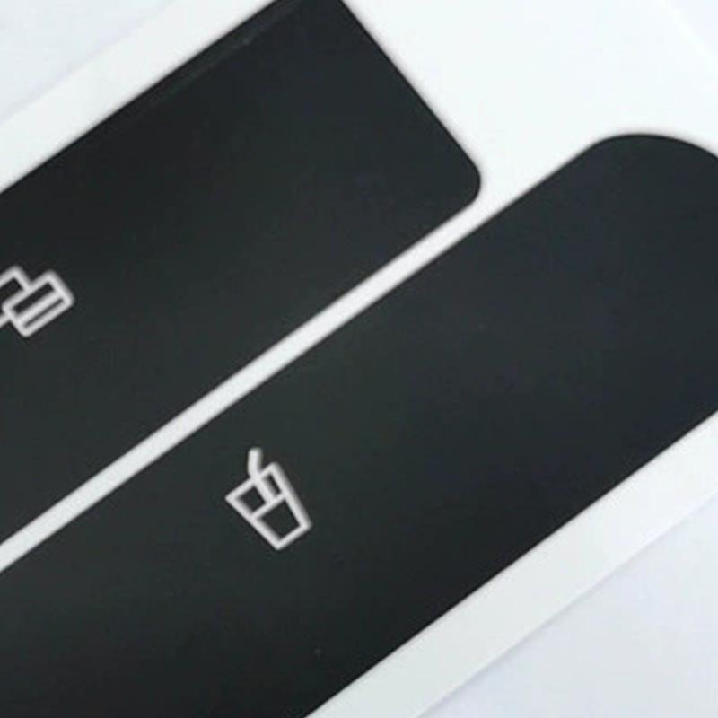 Door Lock Window Button Adhesive Sticker Button Repair Decal Sticker for B6 B7 Auto Accessories Easy Installation