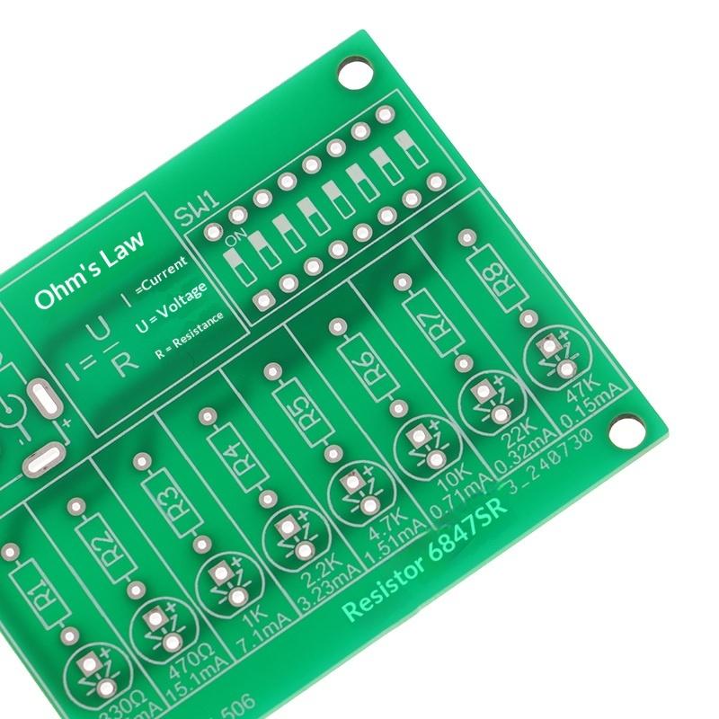 Diy Soldering Practice Kit Led Current Test Ohm Electronic Manufacturing Diy Parts Experiment Training Teaching Kit