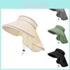 Summer Outdoor Sun Protection Hat With Wide Brim And Breathable Nylon For Womens Uv Shielding