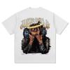 Juice Wrld 19982019 Halo Print T-Shirt Oversized Dunkle Ästhetik Baumwoll-Tee Unisex Damen Trauriger Rap Mode Streetwear Fan Top