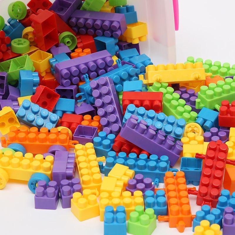 DIY Large Particle Building Blocks - Compatible with Lego, Educational Toy for Ages 3-6.