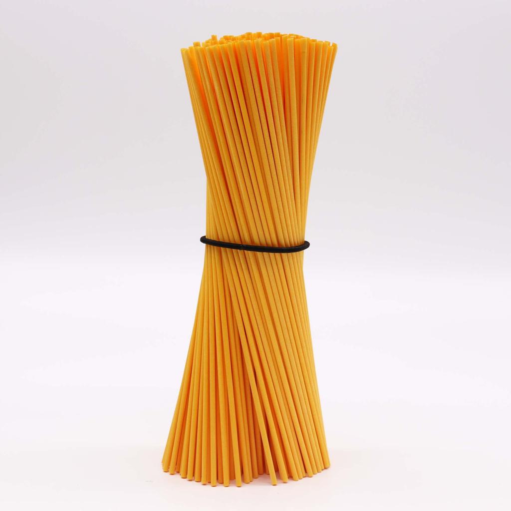 Rattan Fiber Sticks 3mm/25cm - Orange 25 Pcs