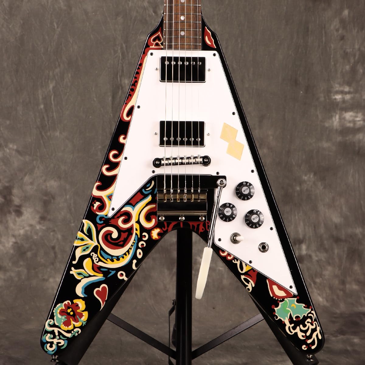 

by Gibson Custom Jimi Hendrix Flying V Ebony Epiphone/Inspired Love Drops [3.21kg][S/N 24111524588]