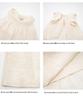 French-Style Summer Chiffon Halter Neck Dress with Embroidered A-Line Skirt