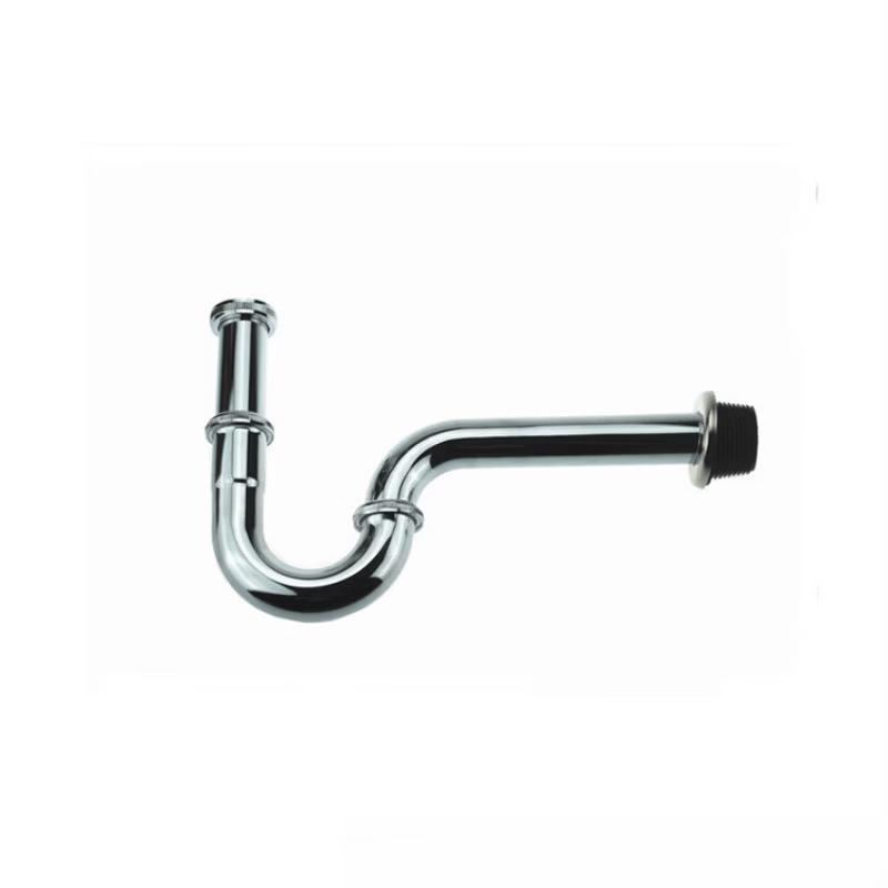 

LANGZHIWEN Stainless Steel Wall-Mounted Basin P-Trap Drain Pipe