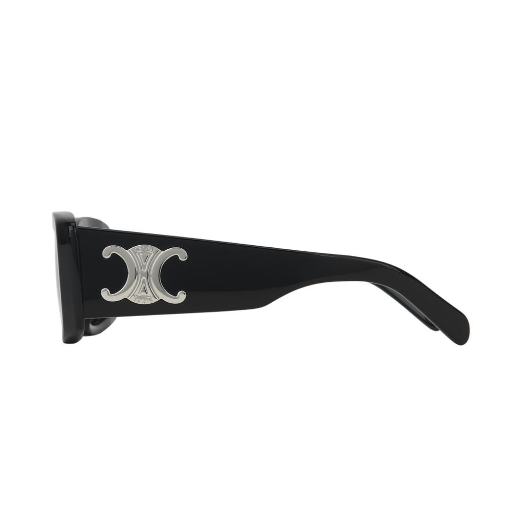 Celine Rectangle Sunglasses With Logo Women Sunglasses Black 4S282CPLB-38NO