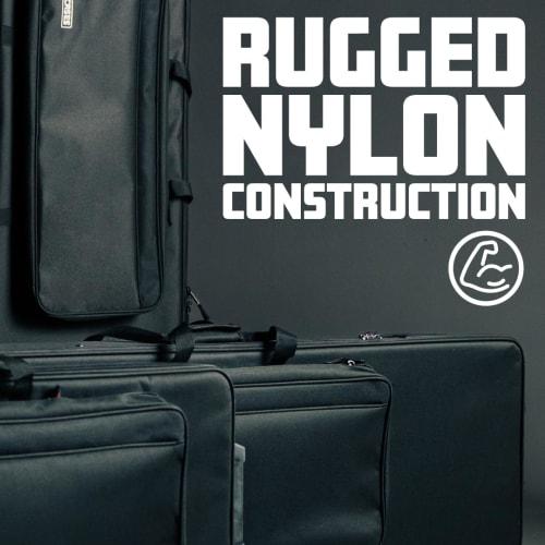 GATOR GK Keyboard Series GK-88 SLXL (88-Key) Lightweight Semi-Hard Keyboard Case, Black