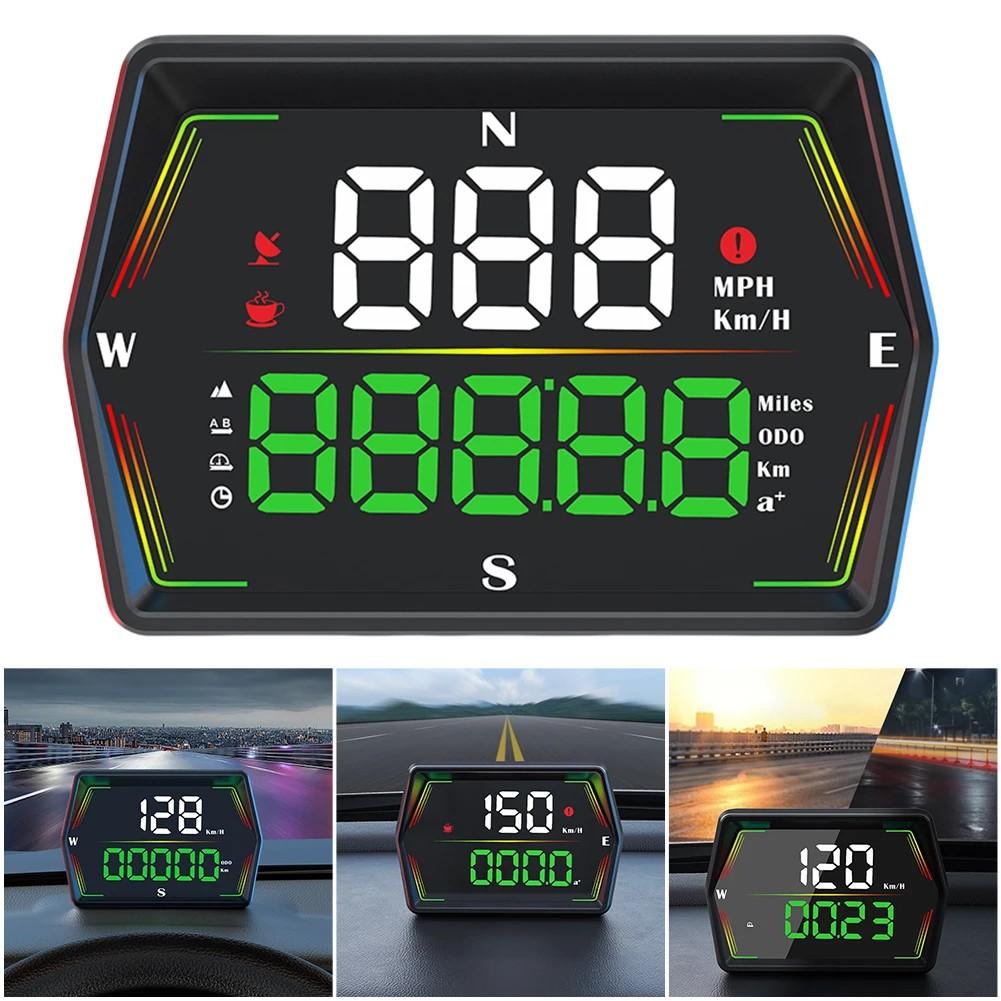 Car Head Up Display GPS HUD Digital Speedometer Speed Meter High-brightness LED Display For All Car Truck Speedometer
