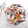 1pc Dogs Automatic Open/close Folding Umbrella, Compact Portable Travel Umbrella, Durable Construction yy251230086