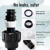 Thickened Quick Connect PE Pipe Fittings for Tap Water, 4-Point & 6-Point, 25mm Internal/External Threads