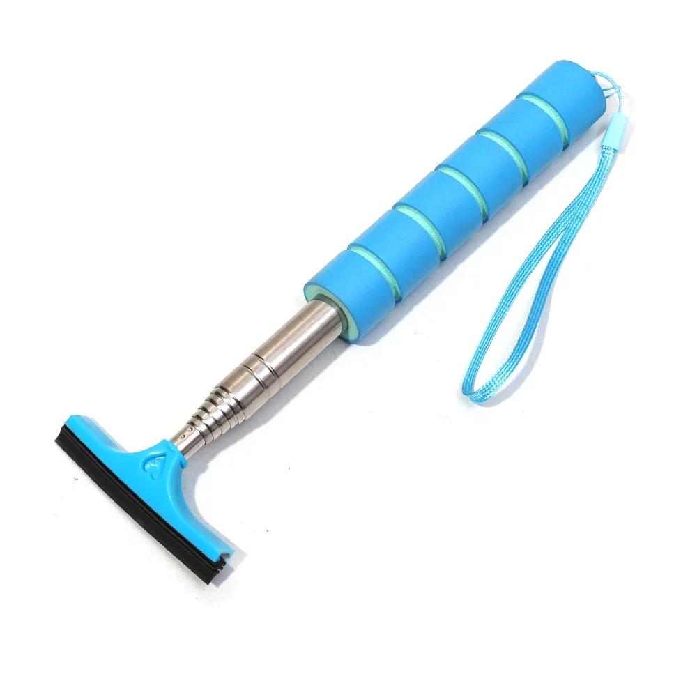 Limpiaparabrisas Portátil de Espejo Retrovisor Raspador Retráctil de Mano Escobilla de Goma Para Espejo Retrovisor de Coche Herramienta de Limpieza de Cristal de Coche