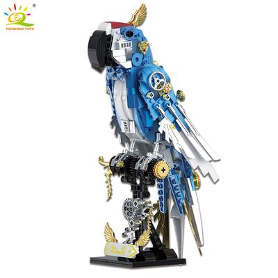 679PCS MOC Mechanical Parrot Building Blocks Model Mini Animal Birds Series Technical Brick Kids Toy Desk Decor