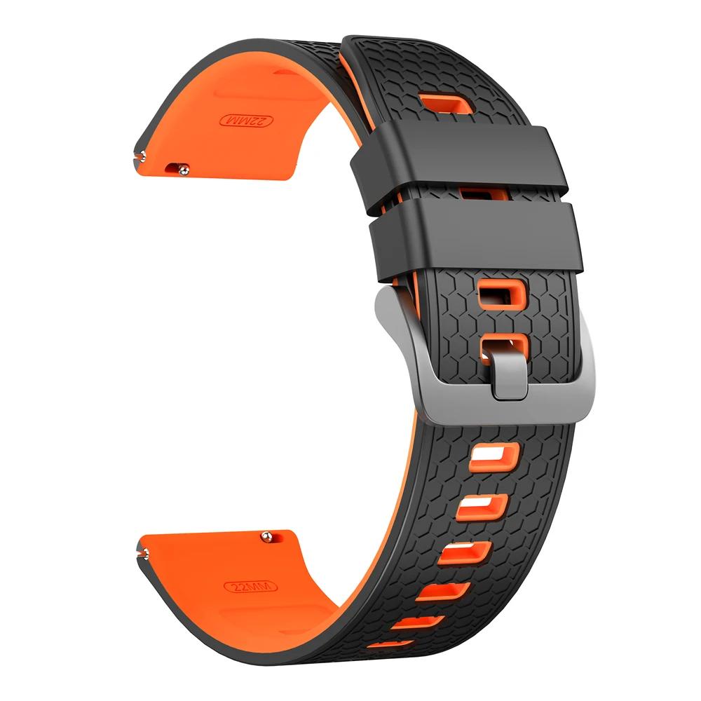 22mm Watchband For TicWatch Pro 2021/3 Ultra LTE/GPS Silicone Strap For TicWatch Pro GTW GTH2 GTX S2 E2 Sport Bracelet Wristband