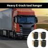 Pack of 4 Tool Rack Anti Slip E Track Tool Holders Featuring Enhanced Friction Surfaces Secures Tools During Bumpy Rides