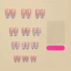 Flower Detail Press On Nail Manicure Kit With Soft Pink French Edge Design, Dot Pattern Finish and 24 Piece Multi Size Wear for Party Styling
