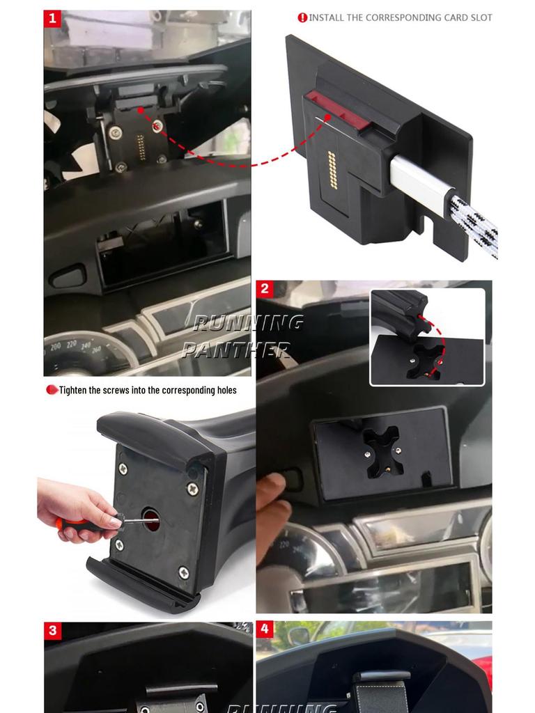 USB Charging Phone Holder for BMW K1600B/GT/GTL (2011-2020)