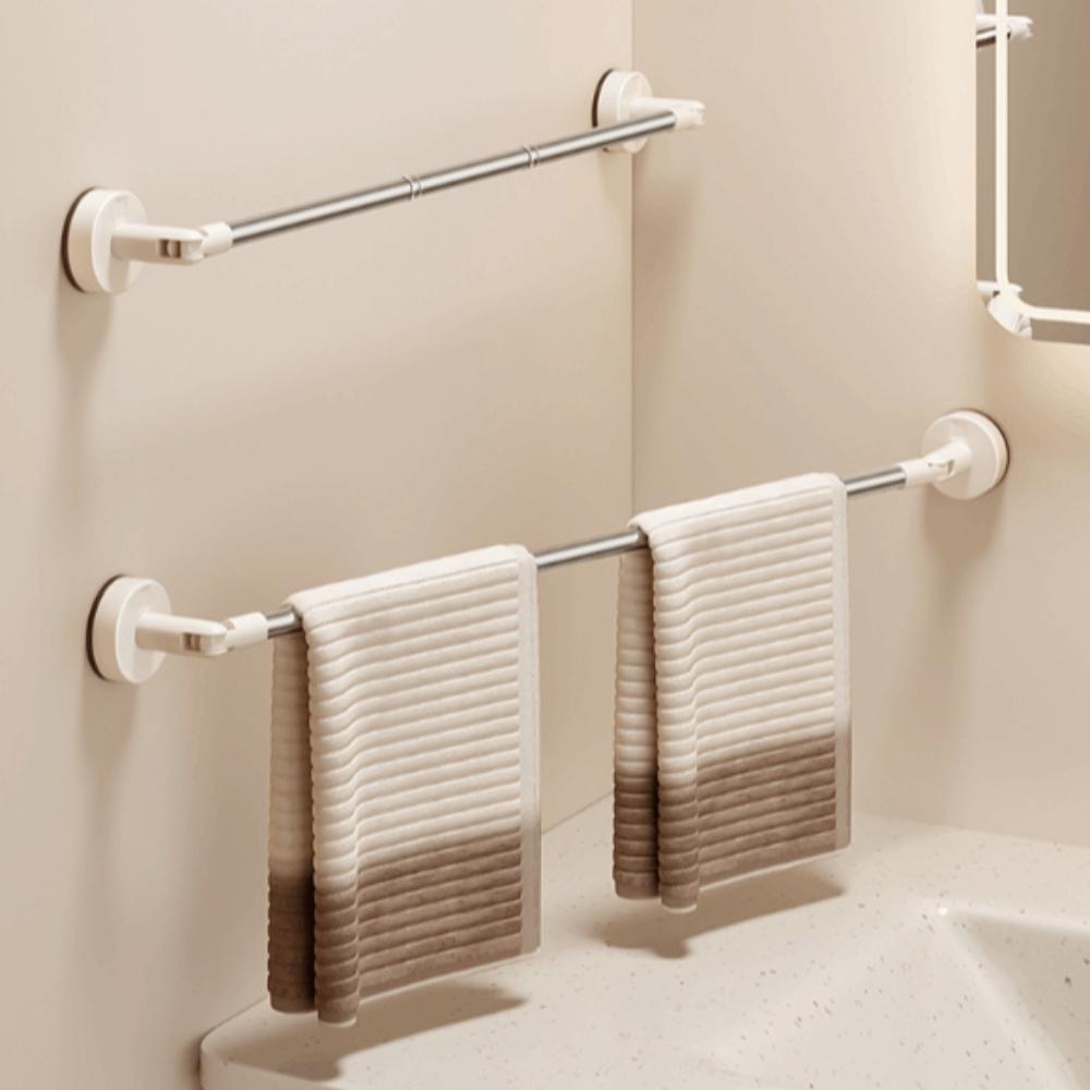 Nail Free Installation Bathroom Towel Rack Retractable Shoe Storage Shelf  Home