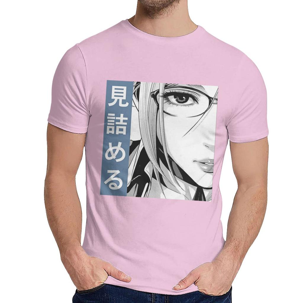 Man S O Neck Prison School Meiko Shiraki Stare Hip Hop T Shirt