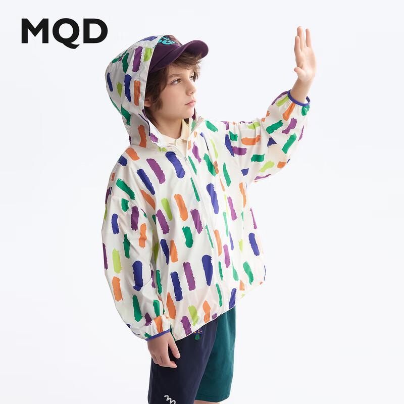 MQD Kids  Lightweight Striped Sun Protection Jacket 130cm