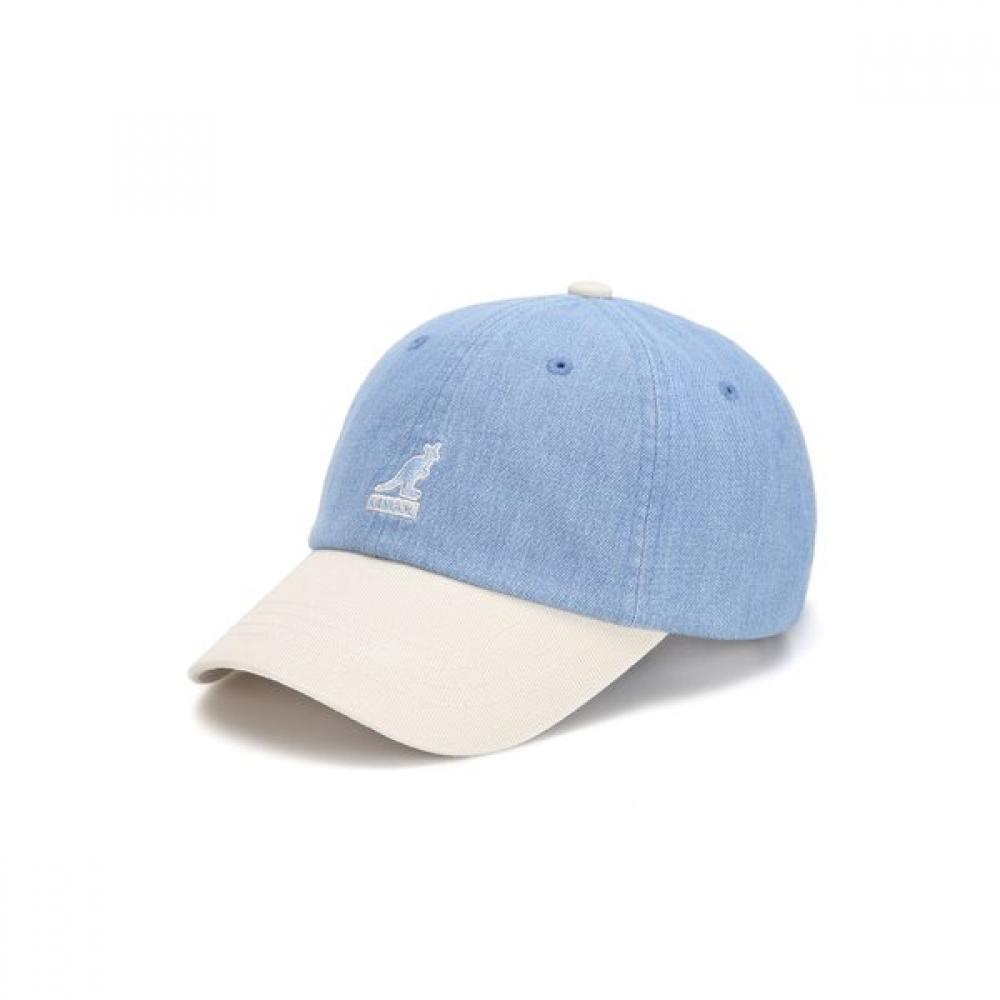 Кепка-бейсболка Kangol Kids Деним Цветной Шар Се 0803 Айвори Ivory/052