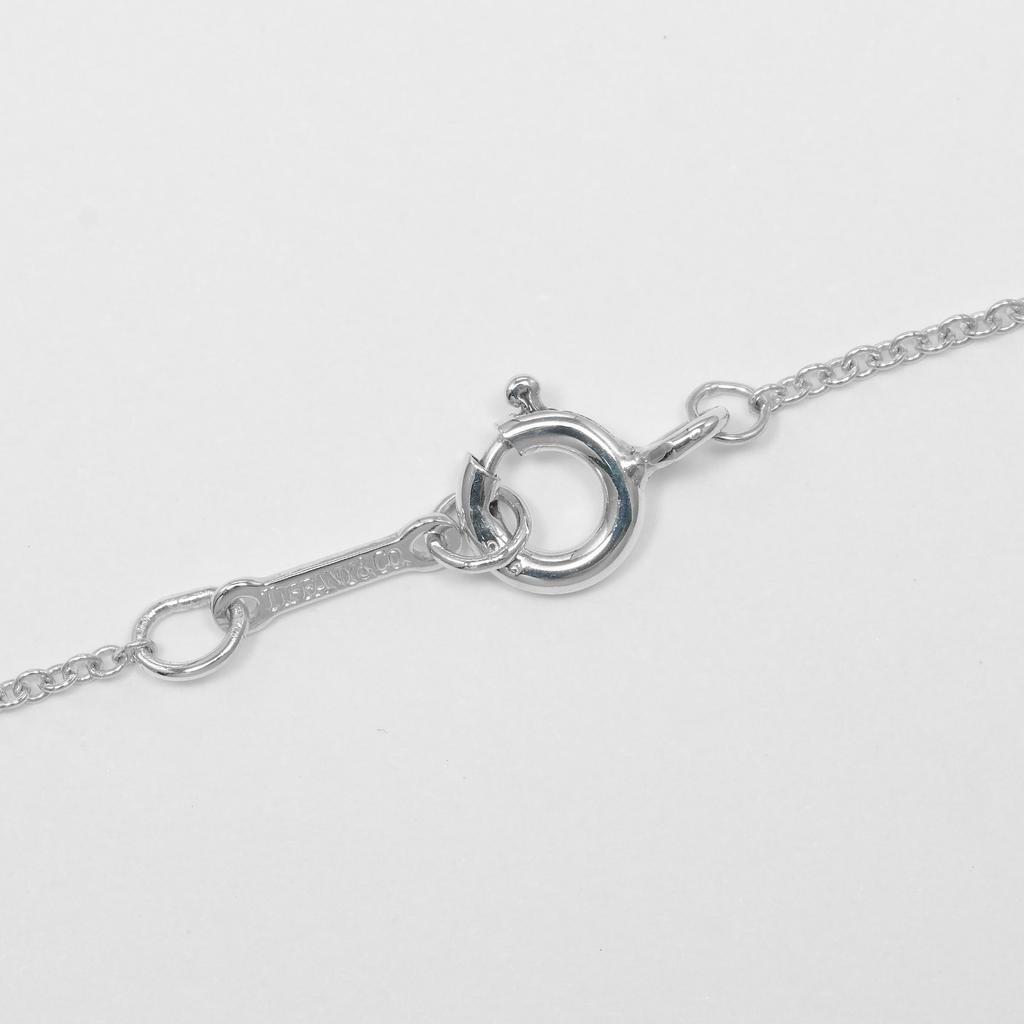TIFFANY&Co. Bean Necklace Silver925 2.8g Women Used