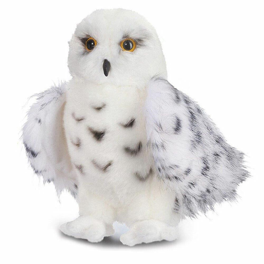Wizard Cute Snowy Owl Plush Toy 8"12 Soft Stuffed Vivid Realistic Animal Xmas