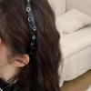 Spa Headband Twisted Leather Hairband Woman Makeup PU Leather Rock Headband
