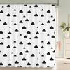 1 pack Children's cartoon style polyester shower curtain waterproof cloth bathroom partition curtain home decorative curtain