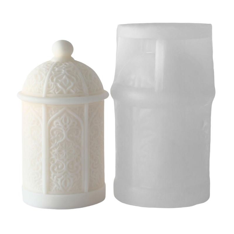 

Lamp Embossed Silicone Candle Molds Heat Resistant Food Grade Silicone for Epoxy Resin Making Candle Soap Chocolate 5484