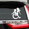 Invalidní osoba Invalidní vozík Samolepka na nárazník Vinylová nálepka na auto Nákladní auto Příslušenství k vozidlu Motocyklová helma Kufr Camper Samolepky