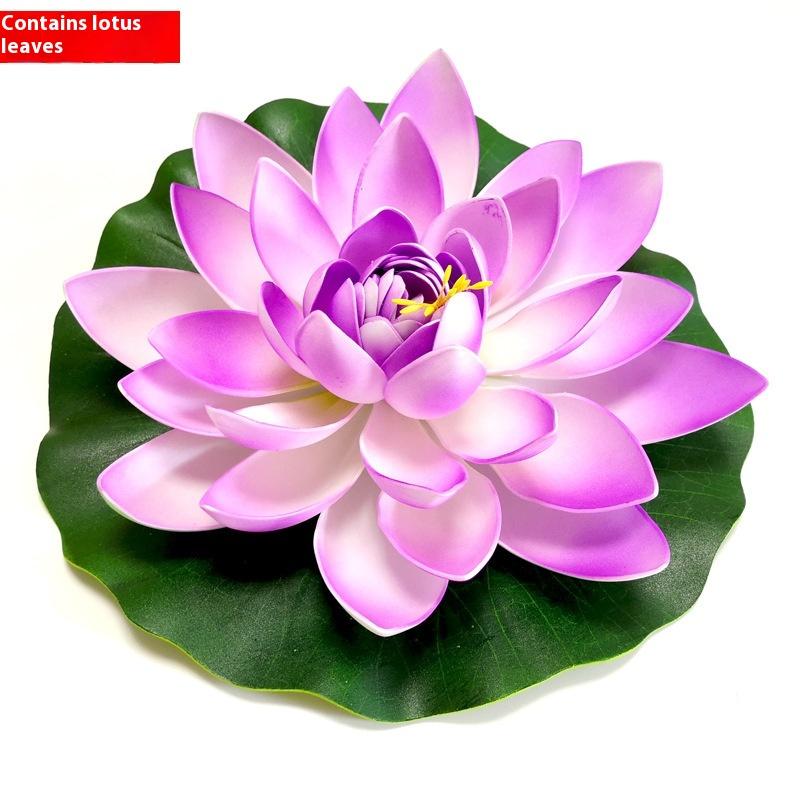 

Імітація лотоса, акваріум із лотосом, басейн із пластиковим орнаментом лотоса, ставок, лотос, що плаває у воді, фальшиве листя лотоса