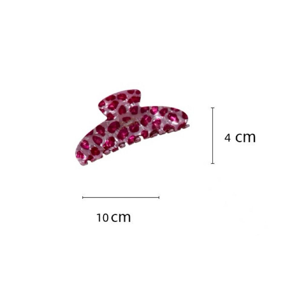 High Sense Hair Claw Clip Sweet Luxury Hair Accessories Fashion Leopard Print Clip  Daily Wear