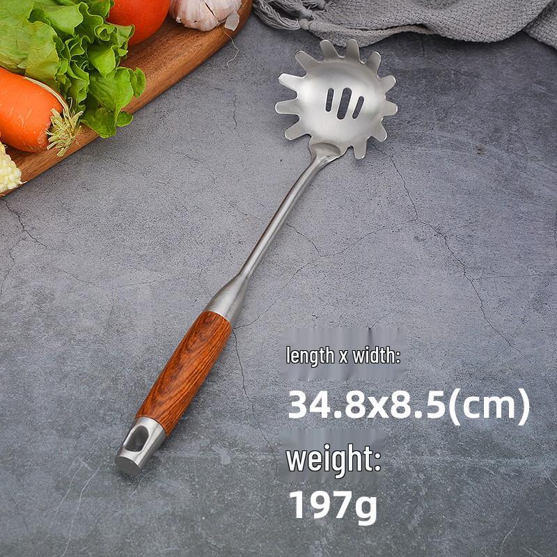 Hansheng 304 Stainless Steel Spatula with Pear Wood Handle