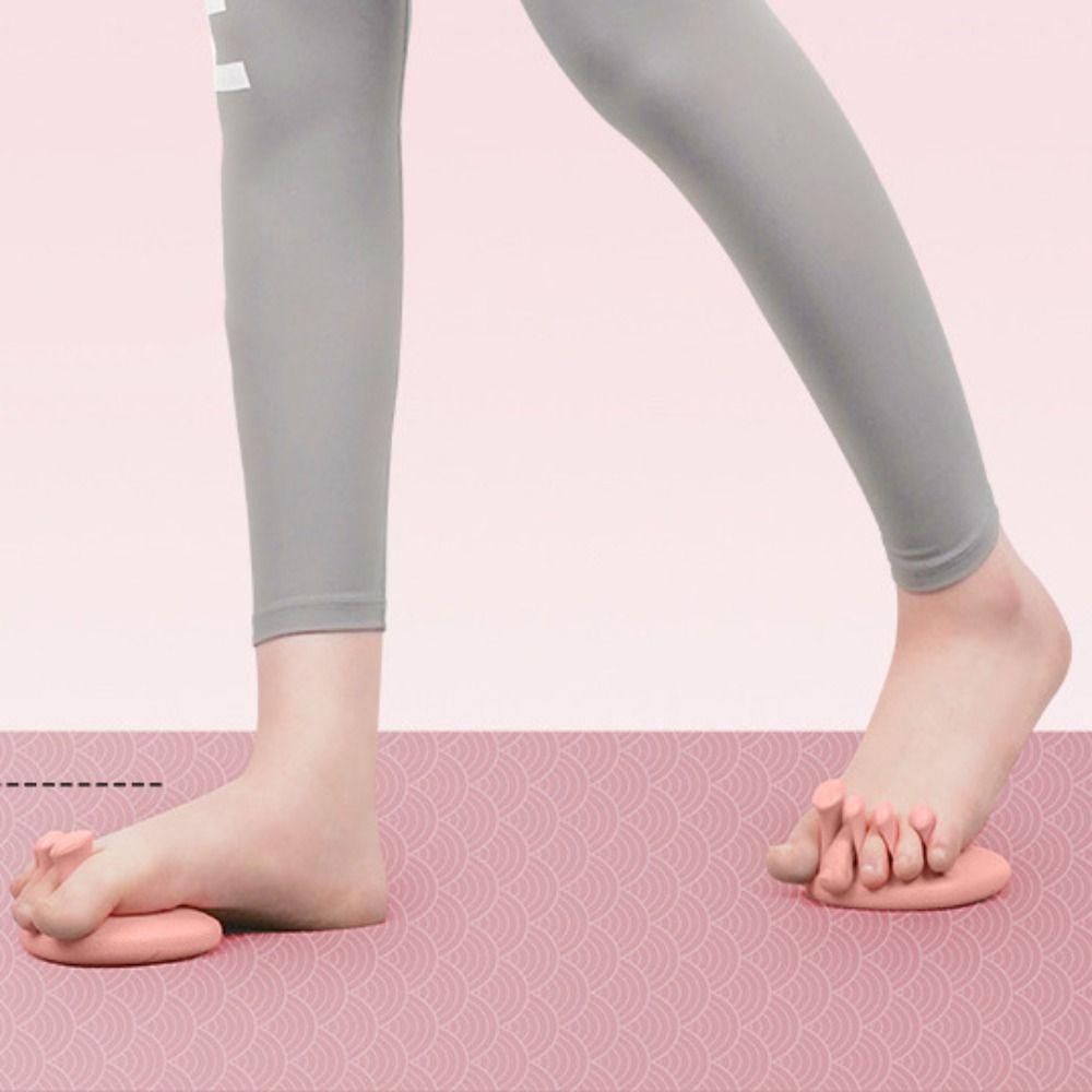 1 Pair Anti Drop Foot Arch Trainer Soft Overlapping Toes Corrector Toes Separators  Yoga