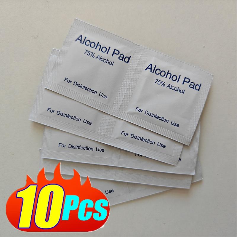 

10/100 шт. Детализация автомобиля Одноразовые спиртовые дезинфицирующие ватные диски Уход за мытьем Очиститель для телефона Салфетка для экрана Очистка очков Хлопок