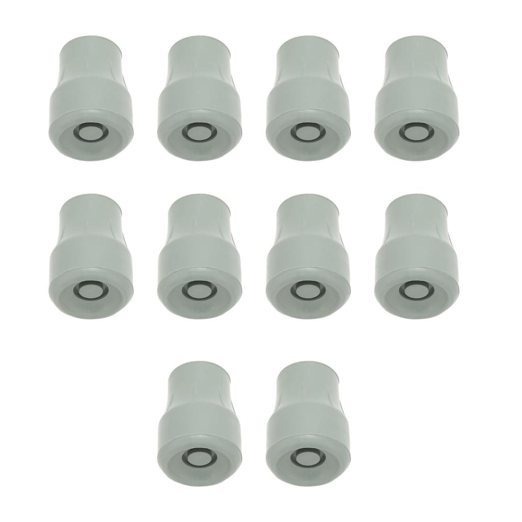 10 STÜCKE Gummi Puffer Krücken Spitzen Ersatz Rutschfest Gehstockspitzen Schutz 22mm Innendurchmesser