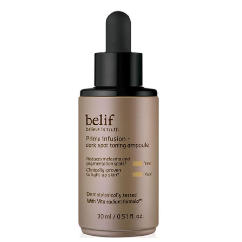 

belif Prime Infusion Dark Spot Toning Ampoule 30ml - Intensive Spot Correction & Brightening Treatment for Radiant Skin