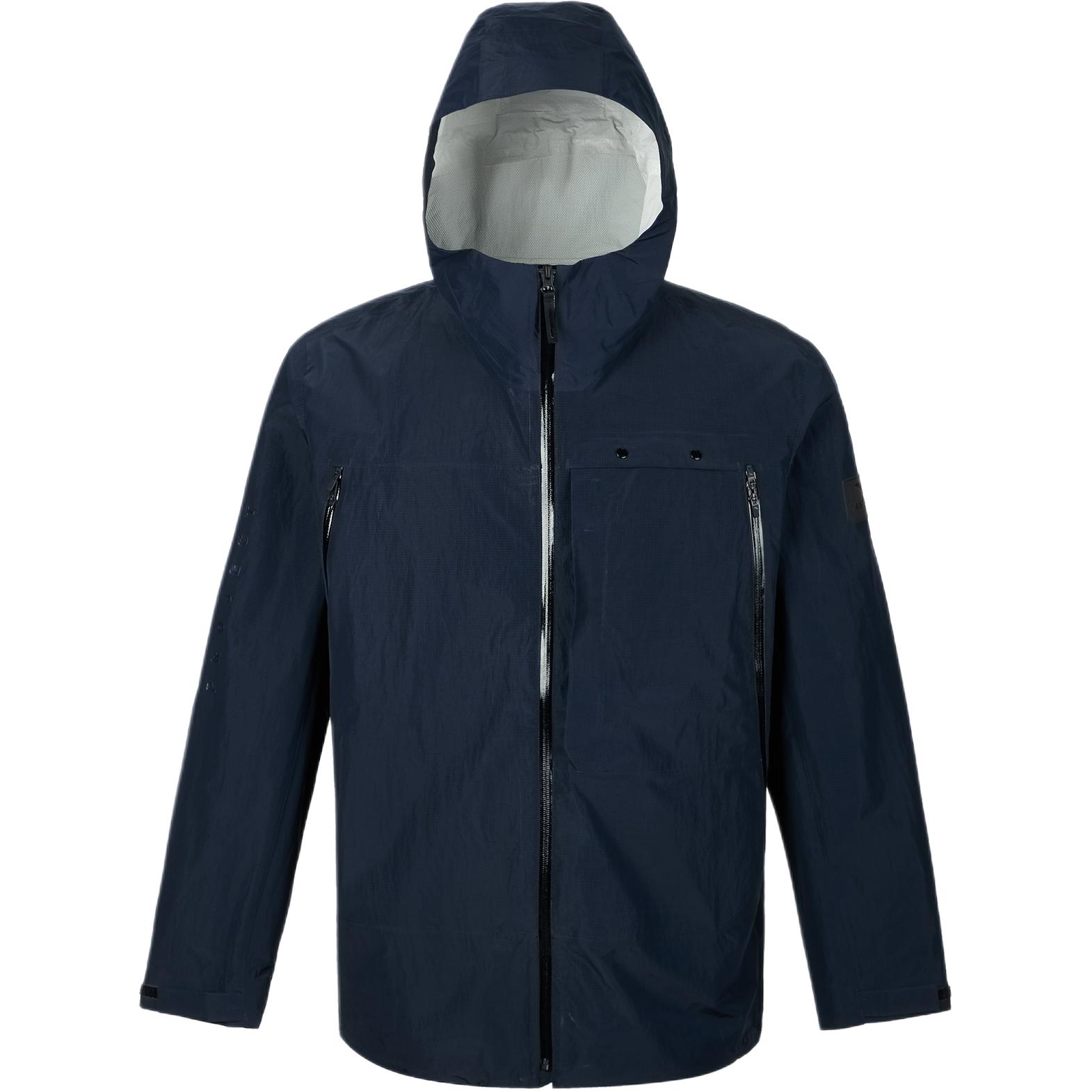 Anta Versatile Solid Color Zip-Up Hooded Casual Waterproof Windbreaker Men Outerwear 152217648-2 M