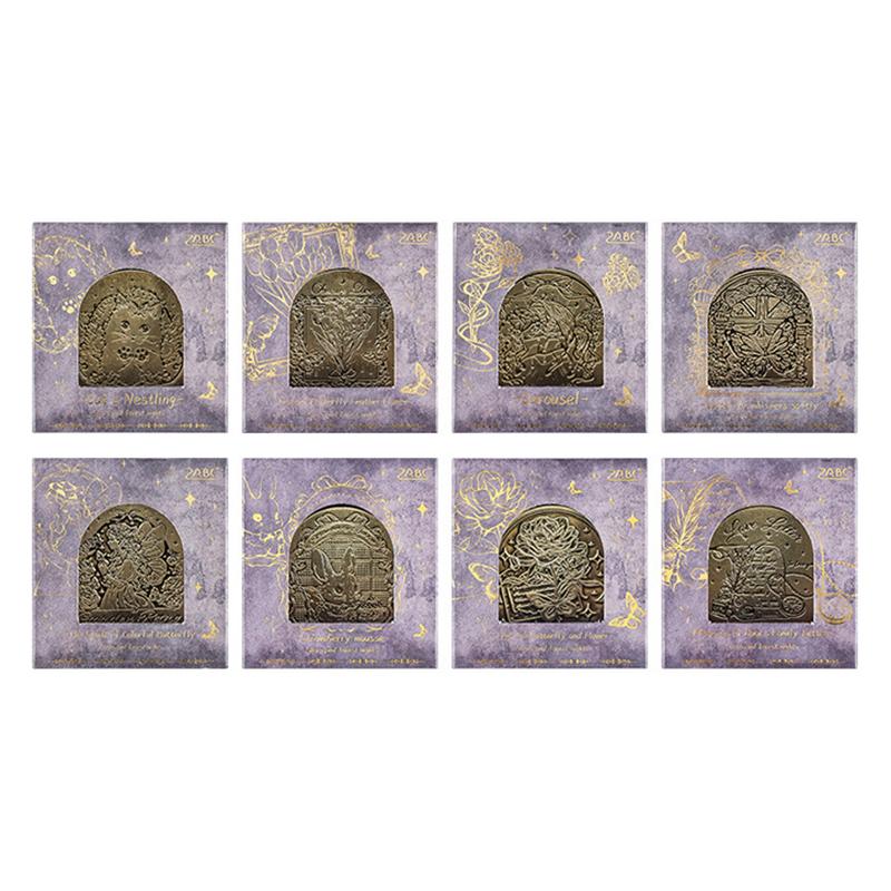 8 Styles 1 Pc Metal Clip Long Tail Clip European Vintage Ledger Clip Bill Clip Scrapbooking Material Handmade Diary Album