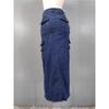 Foreign Trade High Texture High Waist Sheath Front Slit Retro Washed Burr Design Sense A Word Denim Pocket Skirt