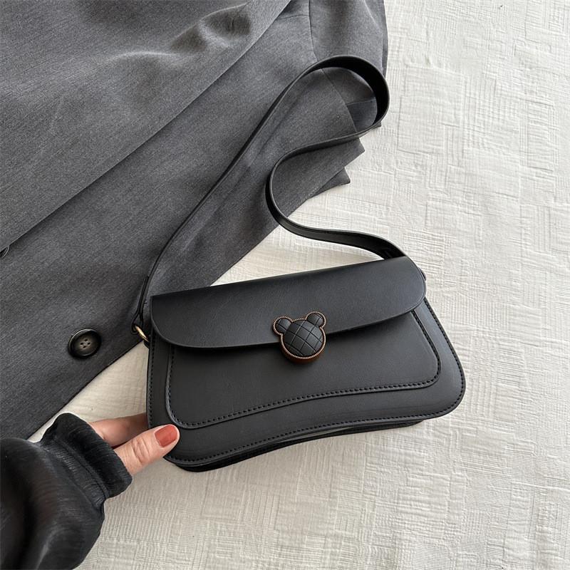 

Модная Ретро Мини Квадратная Сумка Через Плечо Для Женщин В Шикарных Цветах Идеальна Для Повседневного Использования чёрный