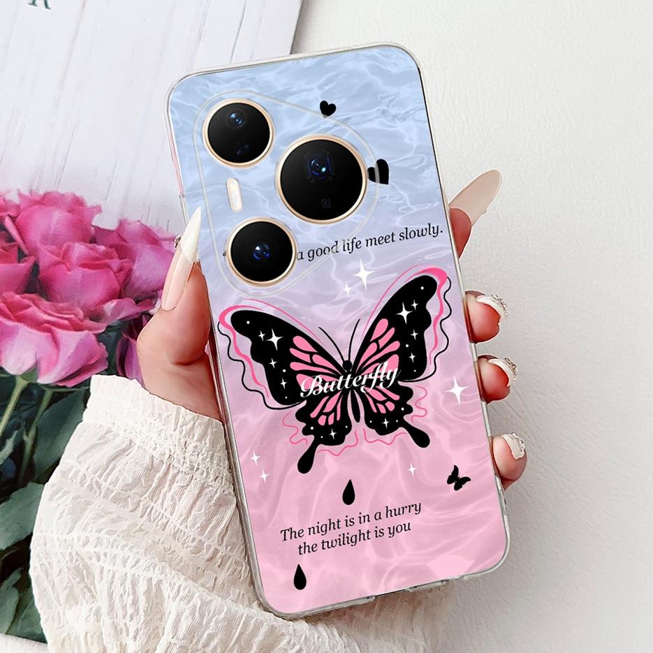 For Huawei P80 Pro Plus Case LMR-AL10 Cute Fashion Painted Cover Soft Slim Phone Case For Huawei Pura 80 Ultra Pura80 Pro+ Shell