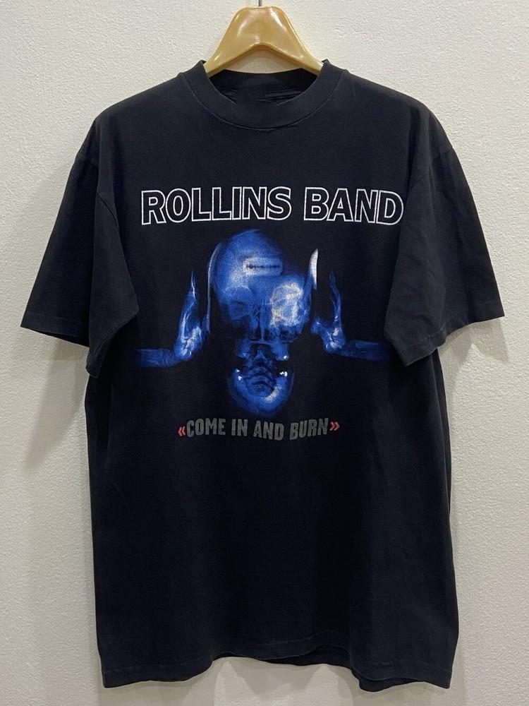 

Rollins Band T-Shirt Black Color All Size S To 5XL Gift For Friend Unisex T-Shirt XXXL