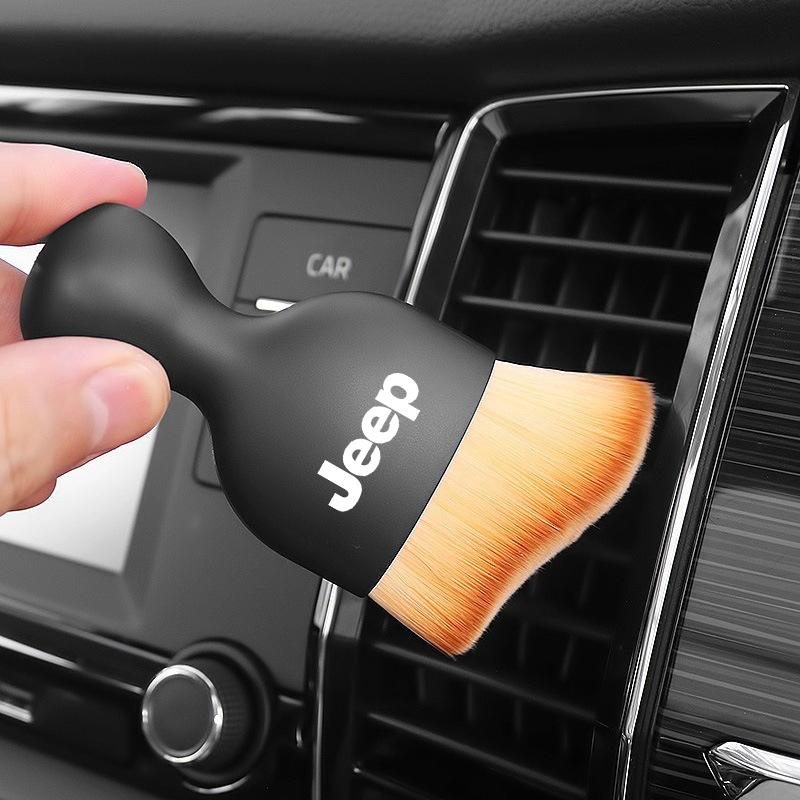 New Car Soft brush automobile interior clean tool instrument panel air outlet For Jeep Wrangler Grand Cherokee Compass Renegade Cherokee Gladiator