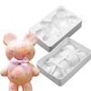 Animal Silicone Mold Cute Bear Mold Handmade Cake Baking Mold for DIY Kitchen