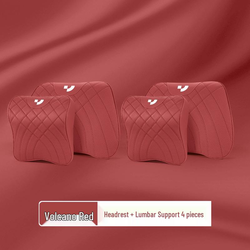 Ji Yue 07/01 Car Headrest Lumbar Support Memory Foam Neck Pillow Pad, All-Season Universal Model.