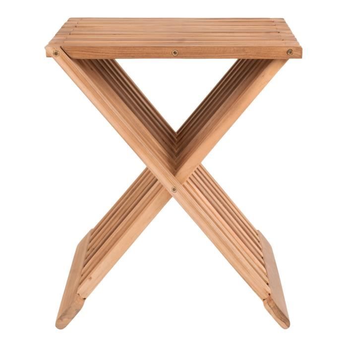 Tabouret en bois de teck House Nordic Erto