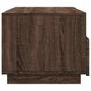 LED Coffee Table In Brown Oak Look 90 X 49 X 40 Cm