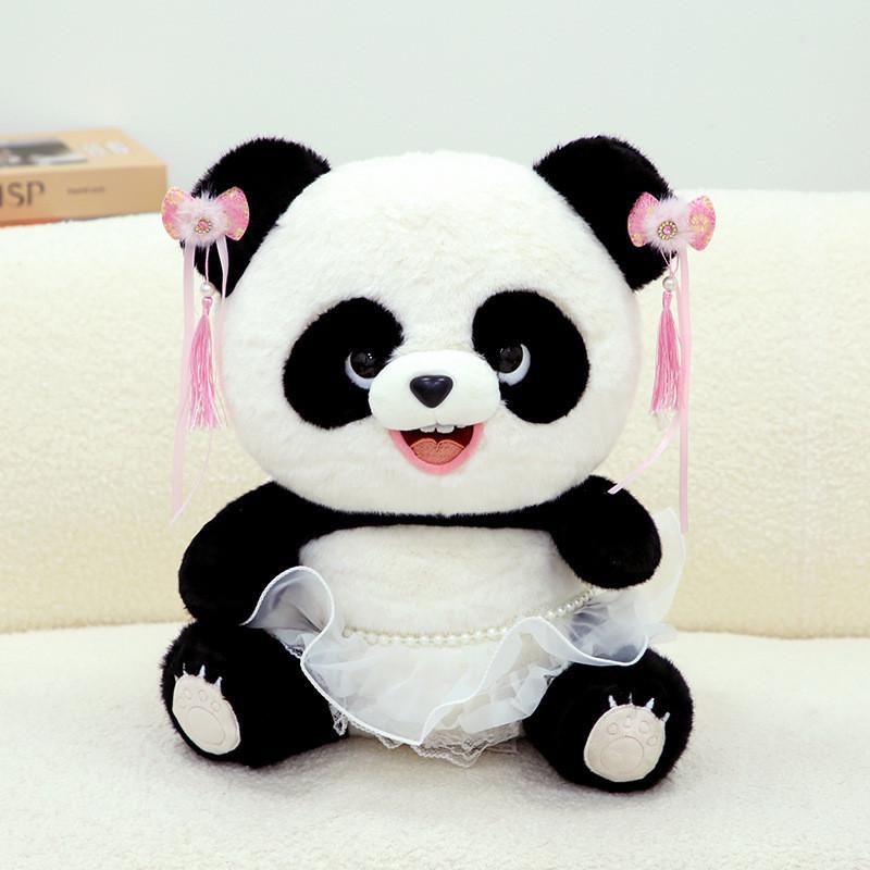 Style Panda Chinese Adorable Plush Toy Children Perfect Birthday Ornament Gift